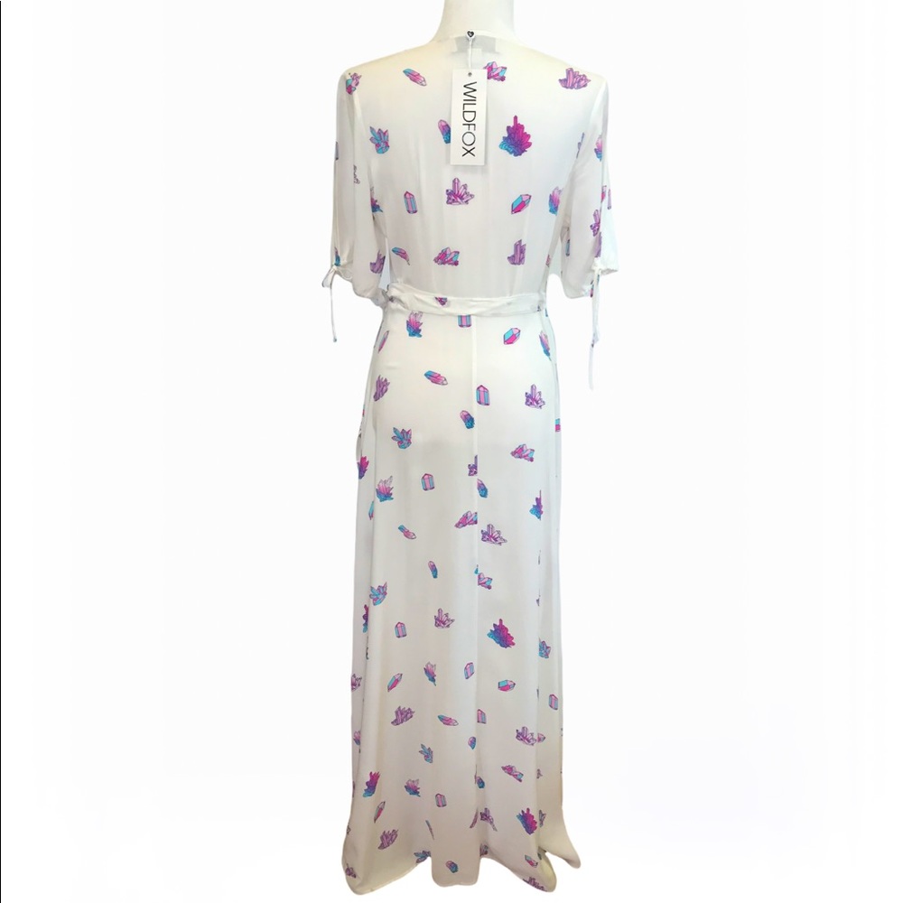 Wildfox Wrap Allover Print Women’s Maxi Dress -S/M - Picture 3 of 16